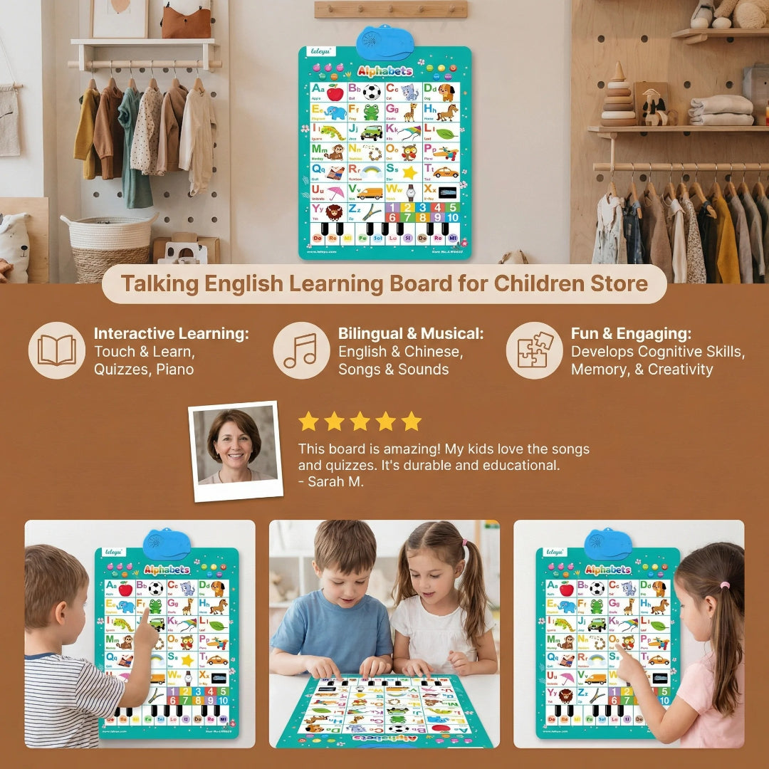 English Learning Board Interactive Educational Toy