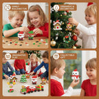 Christmas figures building set creative construction toy