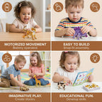 3D Cartoon Puzzle Building Toys for Kids
